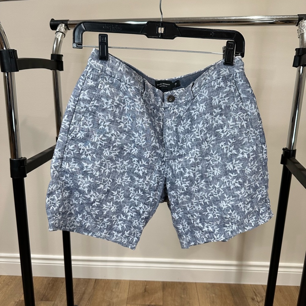 Club Monaco linen shorts